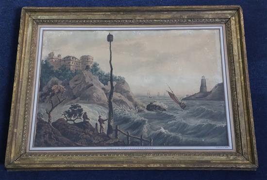 Havell after Walmseley Mouth of Waterford Harbour, 14.75 x 22in.